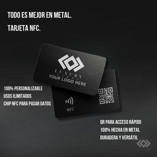 TARJETA PERSONAL NFC PERSONALIZADA